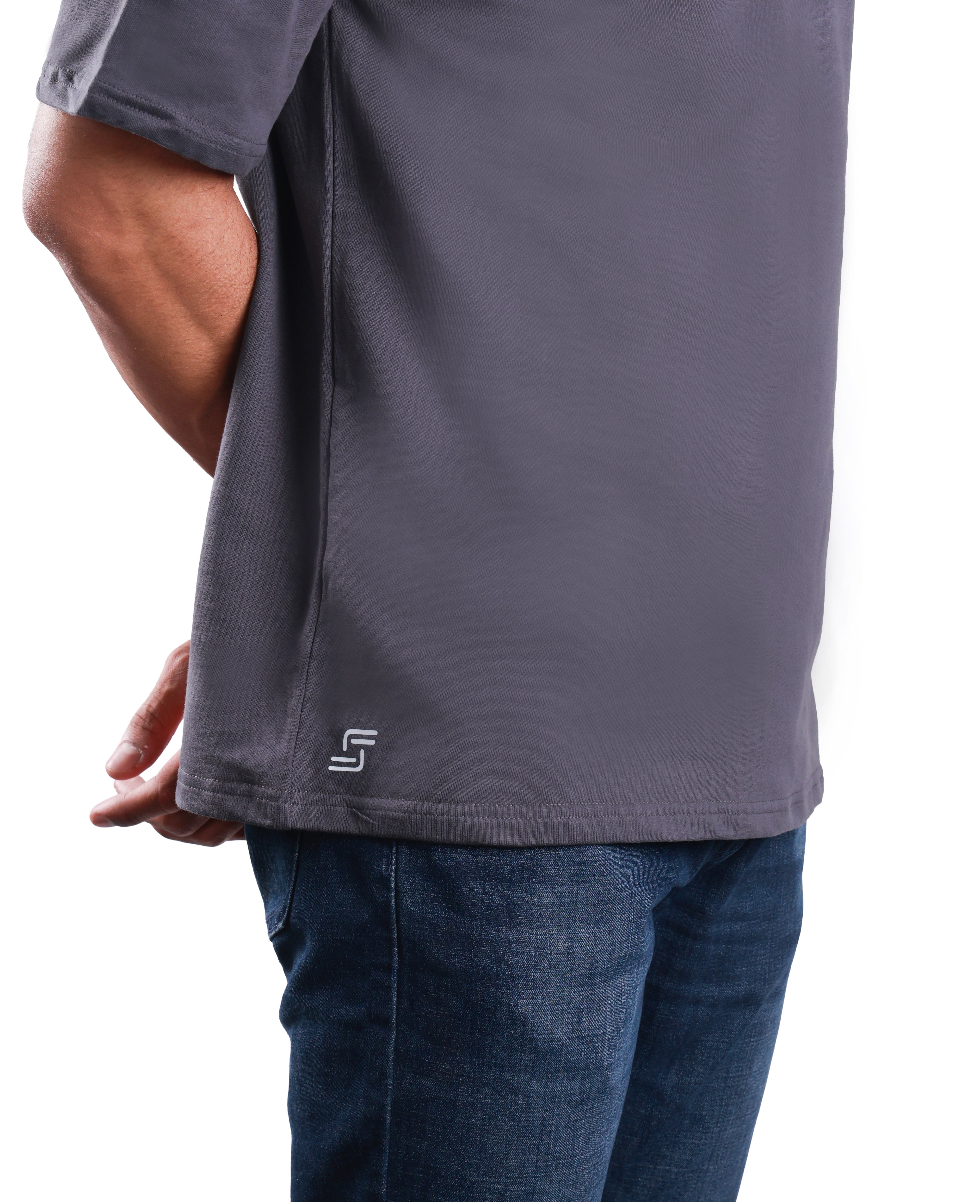 Heavy Duty Oversized T shirt - Iron Grey